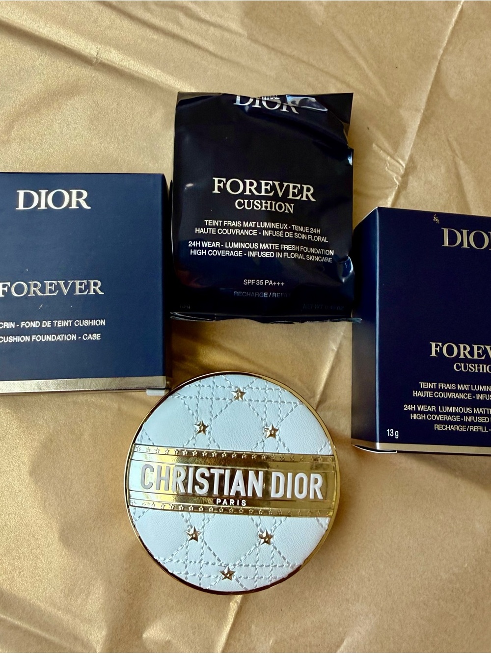 DIOR Forever Mirrored Cushion Foundation  Embroidered PLUS FOUNDATION #1N